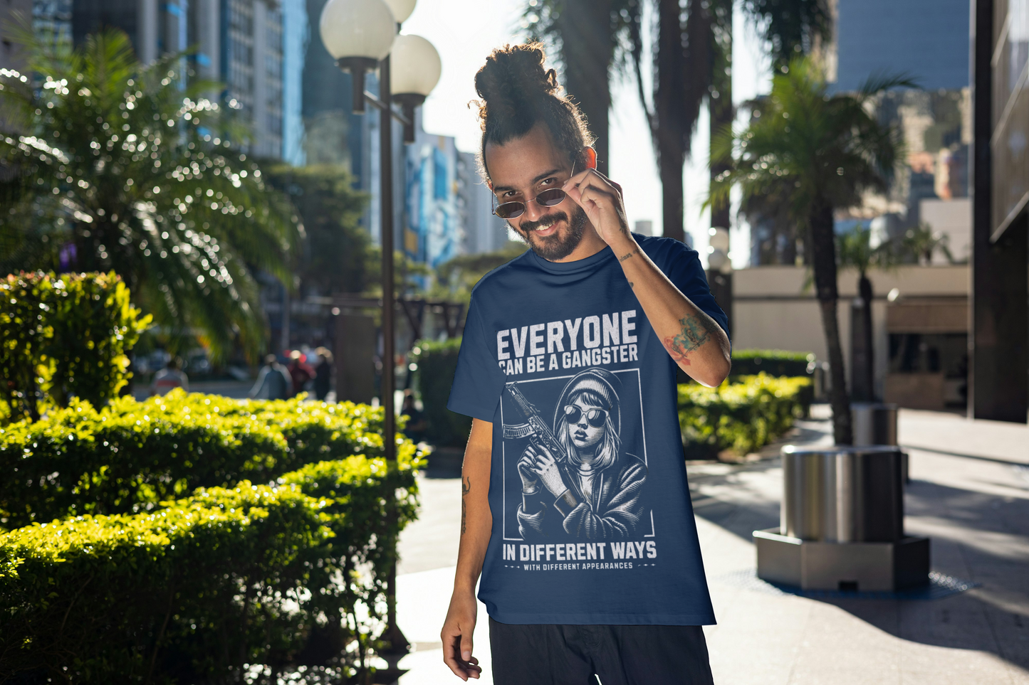 EVERYONE CAN BE A GANGSTER – Oversized Streetwear Tee