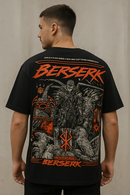 BERSERK : Unisex Oversized Streetwear